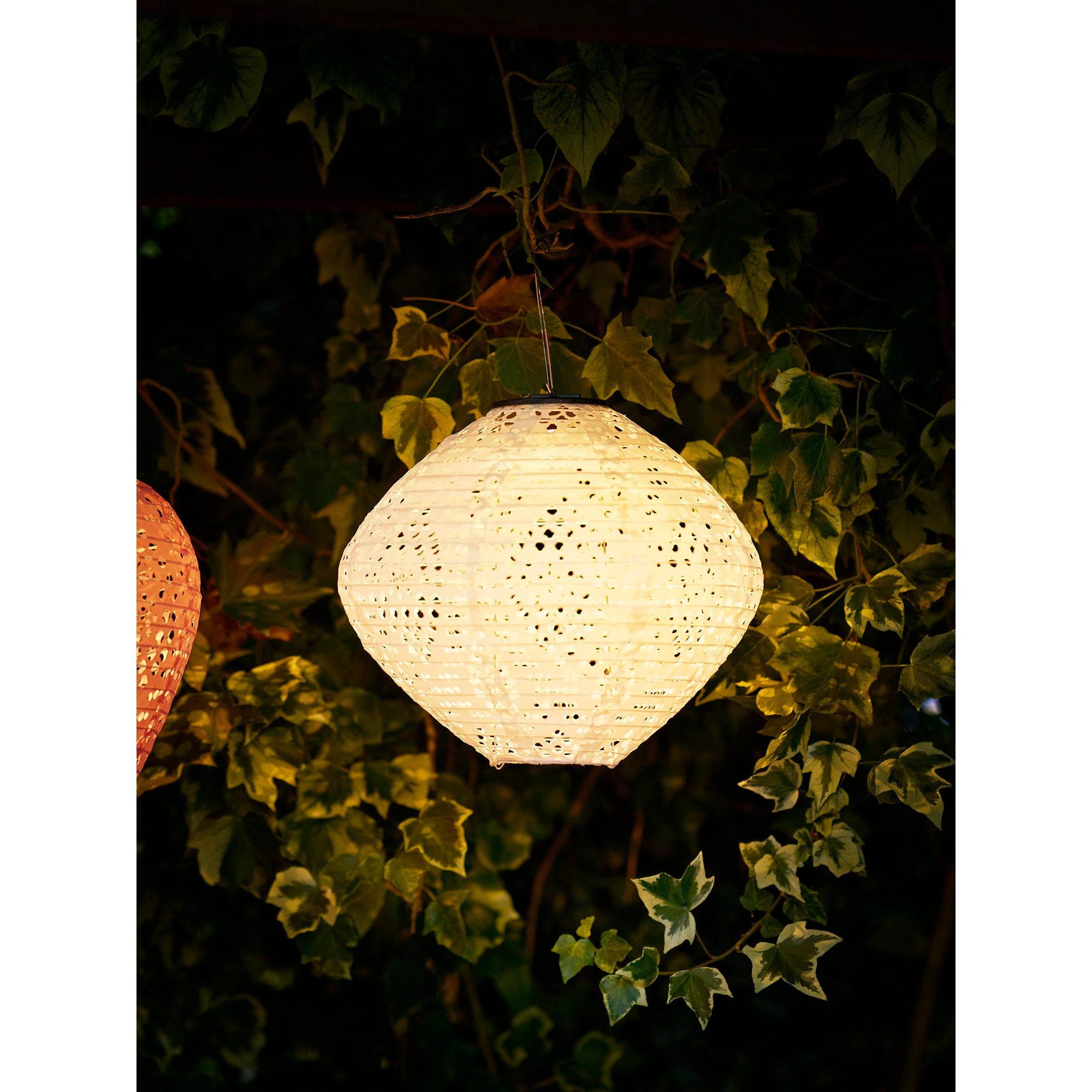 Lanterne LED Harwood Blanc