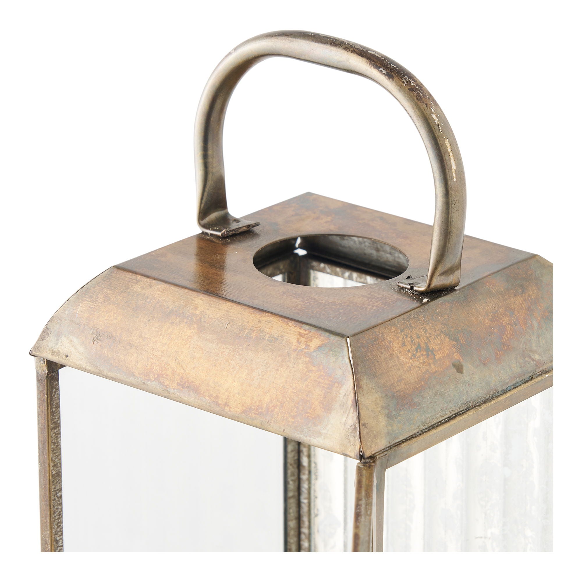 Lanterne Herslev Antique brass look