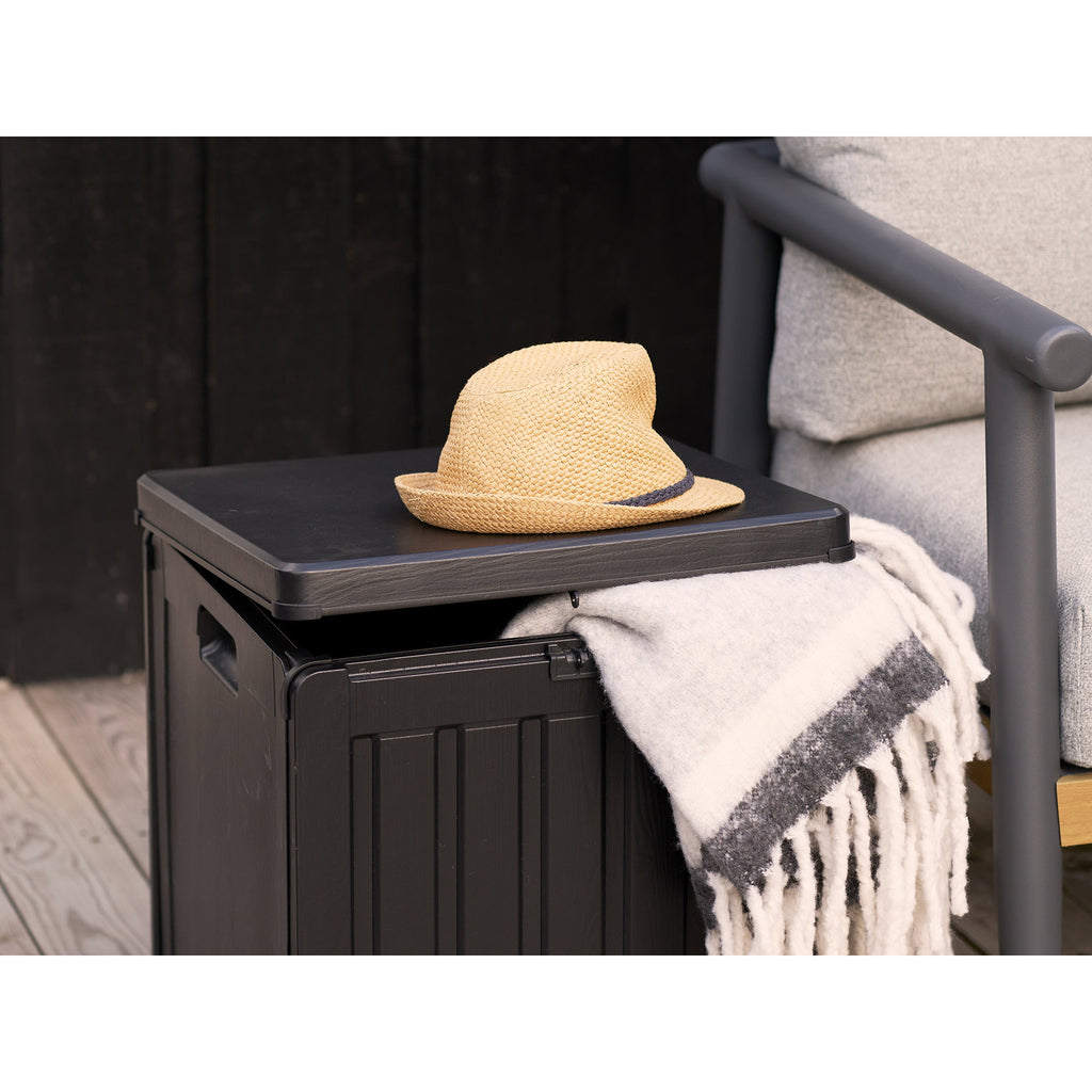 Sobra Plastic Storage Box Black — 76 L Outdoor