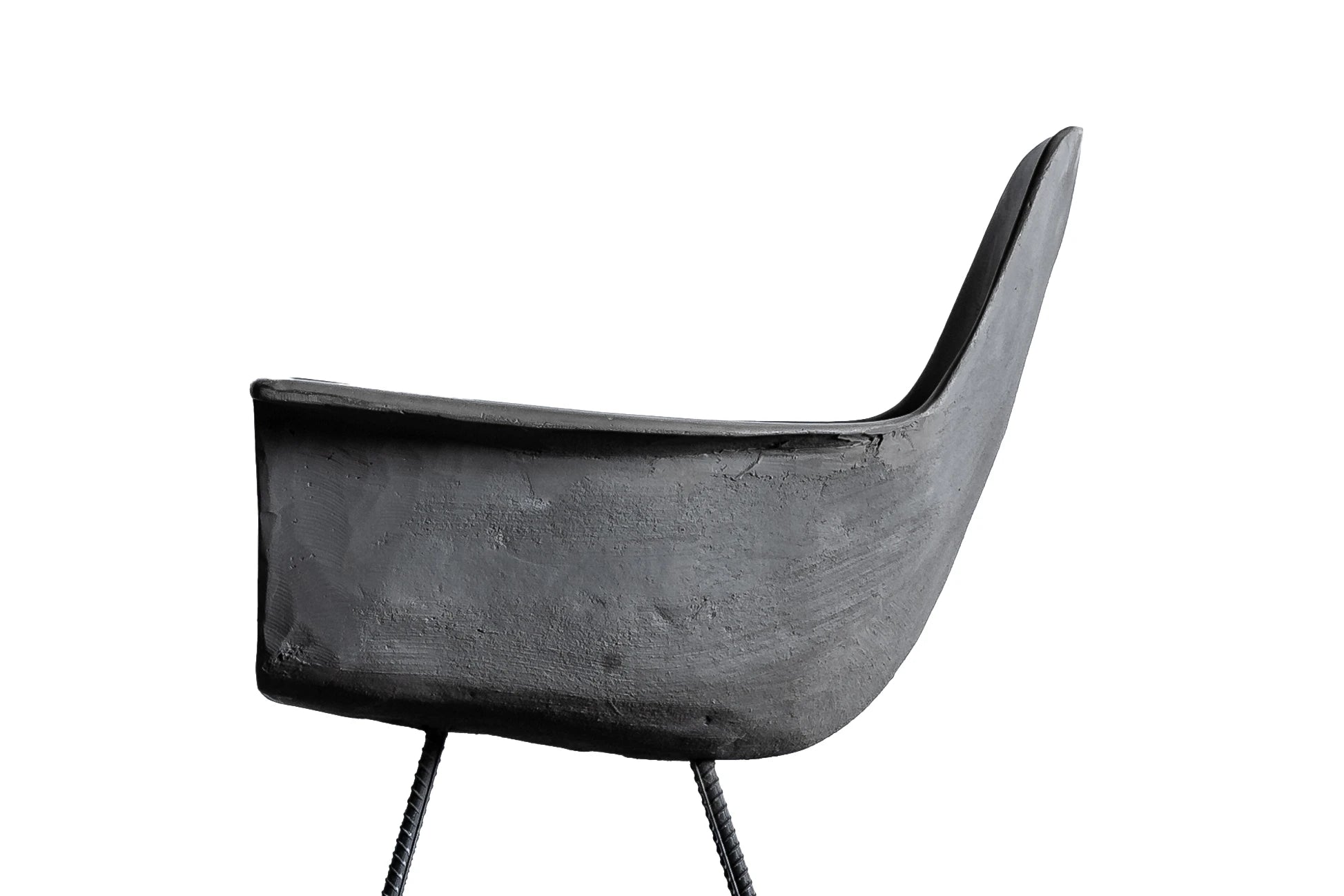 Fauteuil en béton Hauteville gris naturel en situation 5