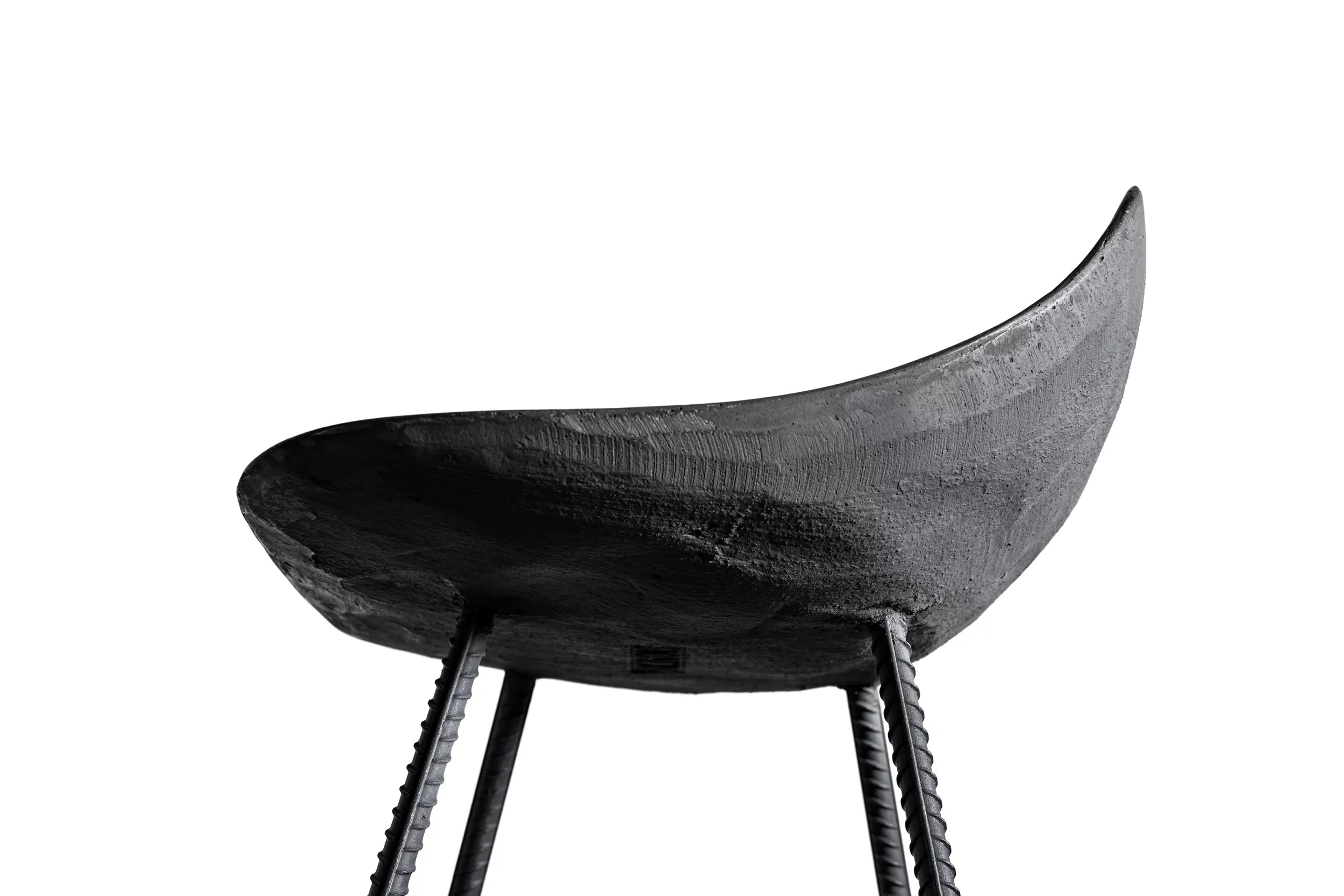 Tabouret de bar en béton Hauteville 77 cm en situation 6