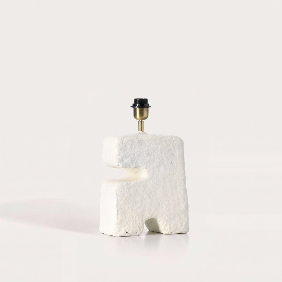 Candeeiro de mesa L'Objet em papel-maché branco