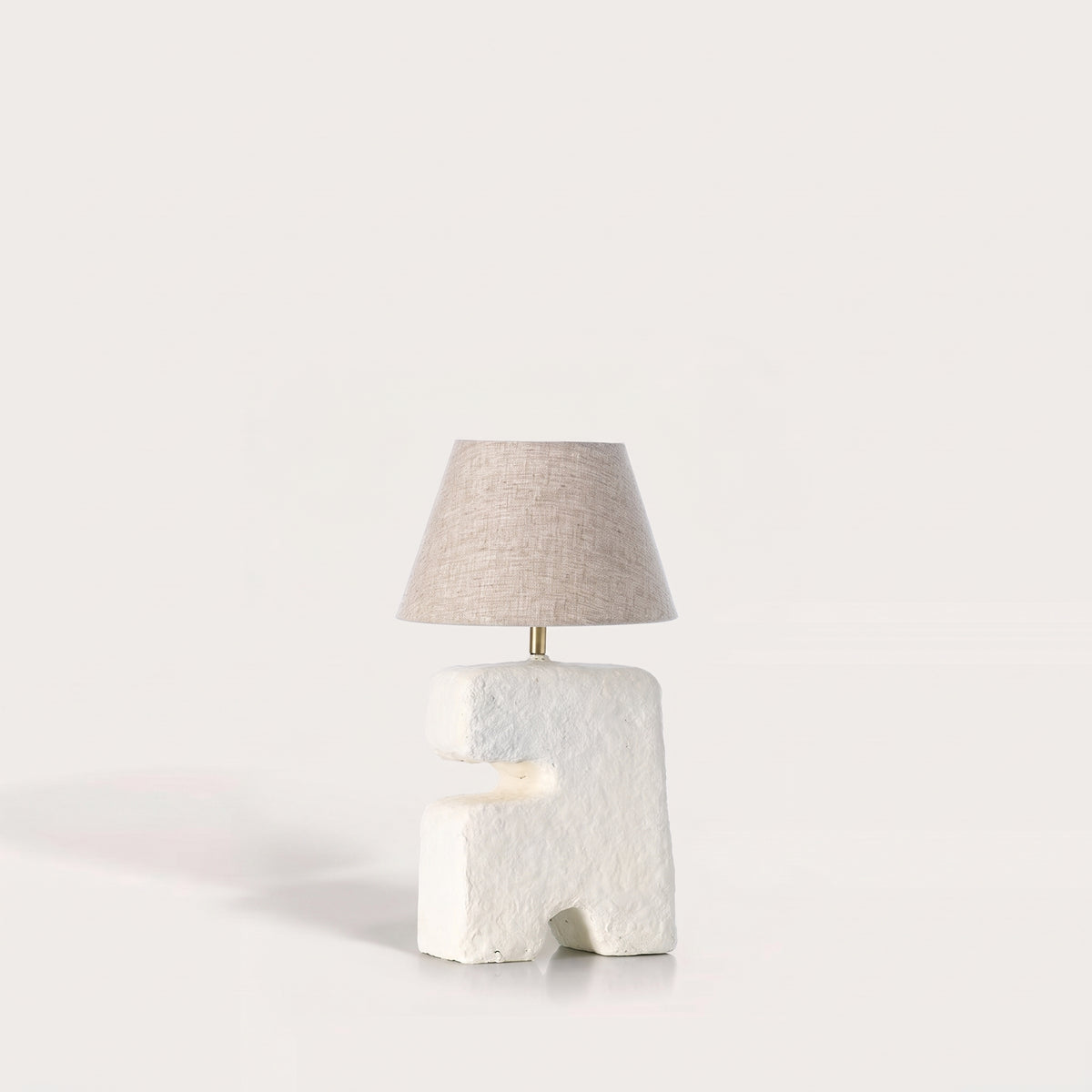 Candeeiro de mesa L'Objet em papel-maché branco