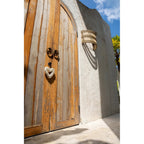 Abat-jour d'applique murale Doedoe en rotin naturel 45 cm, vue 3