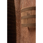 Abat-jour d'applique murale Doedoe en rotin naturel 45 cm, vue 4