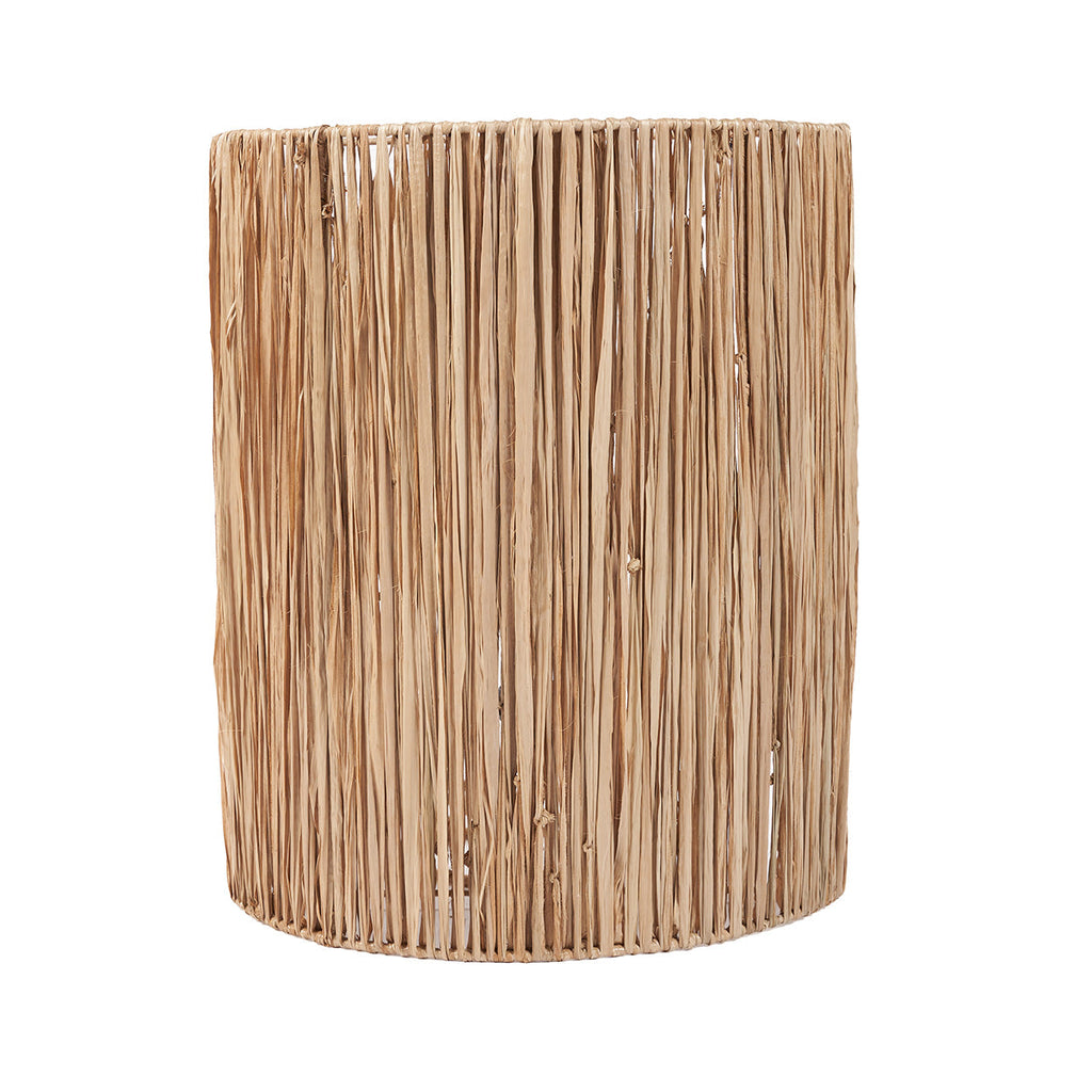 Abat-jour d'applique murale Kohei en sisal naturel 40 cm