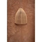 Abat-jour d'applique murale Lalo en rotin naturel 45 cm, vue 5