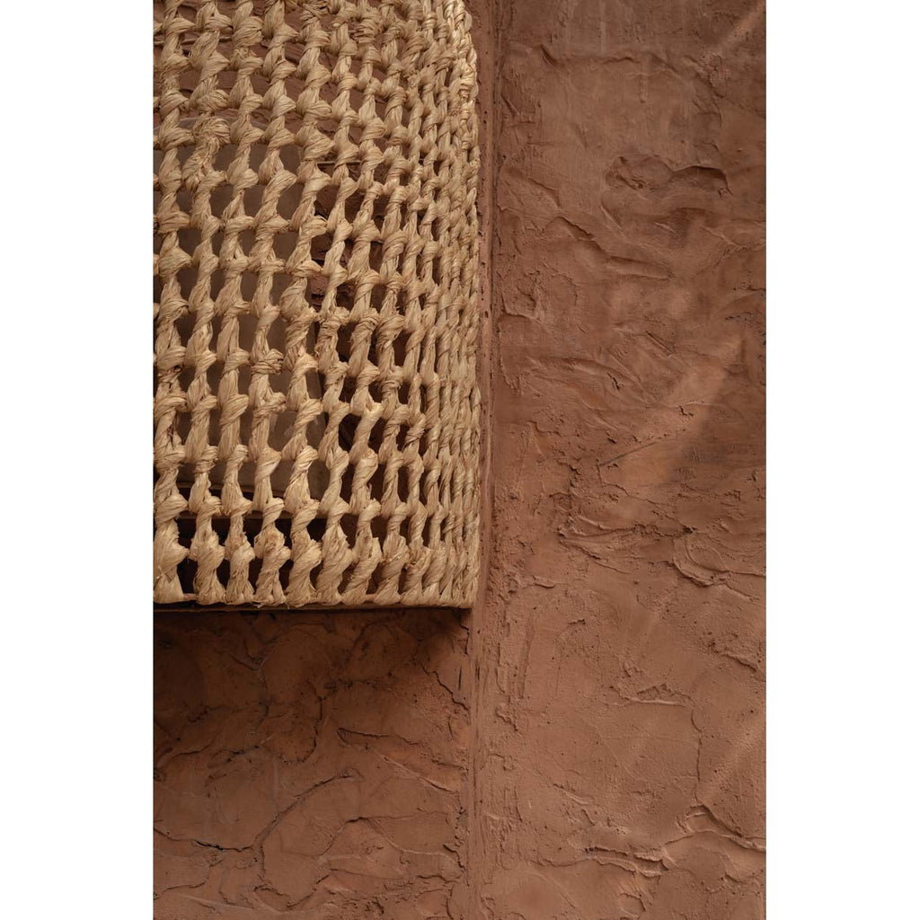 Abat-jour d'applique murale SiriKit en sisal naturel 40 cm, vue 3