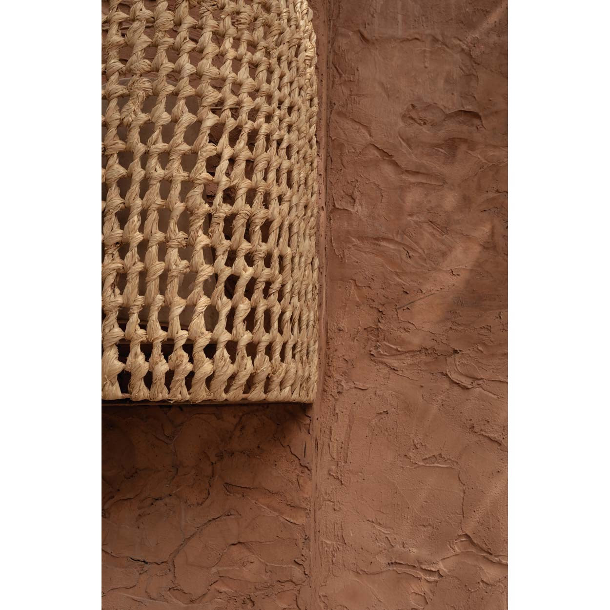 Abat-jour d'applique murale SiriKit en sisal naturel 40 cm, vue 3