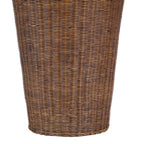 Partie basse de l'abat-jour Amphora en rotin noyer avec son bord tressé