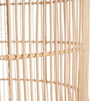 Détail des montants verticaux en rotin et d'une ligature horizontale de l'abat-jour Bozelo H 60 cm