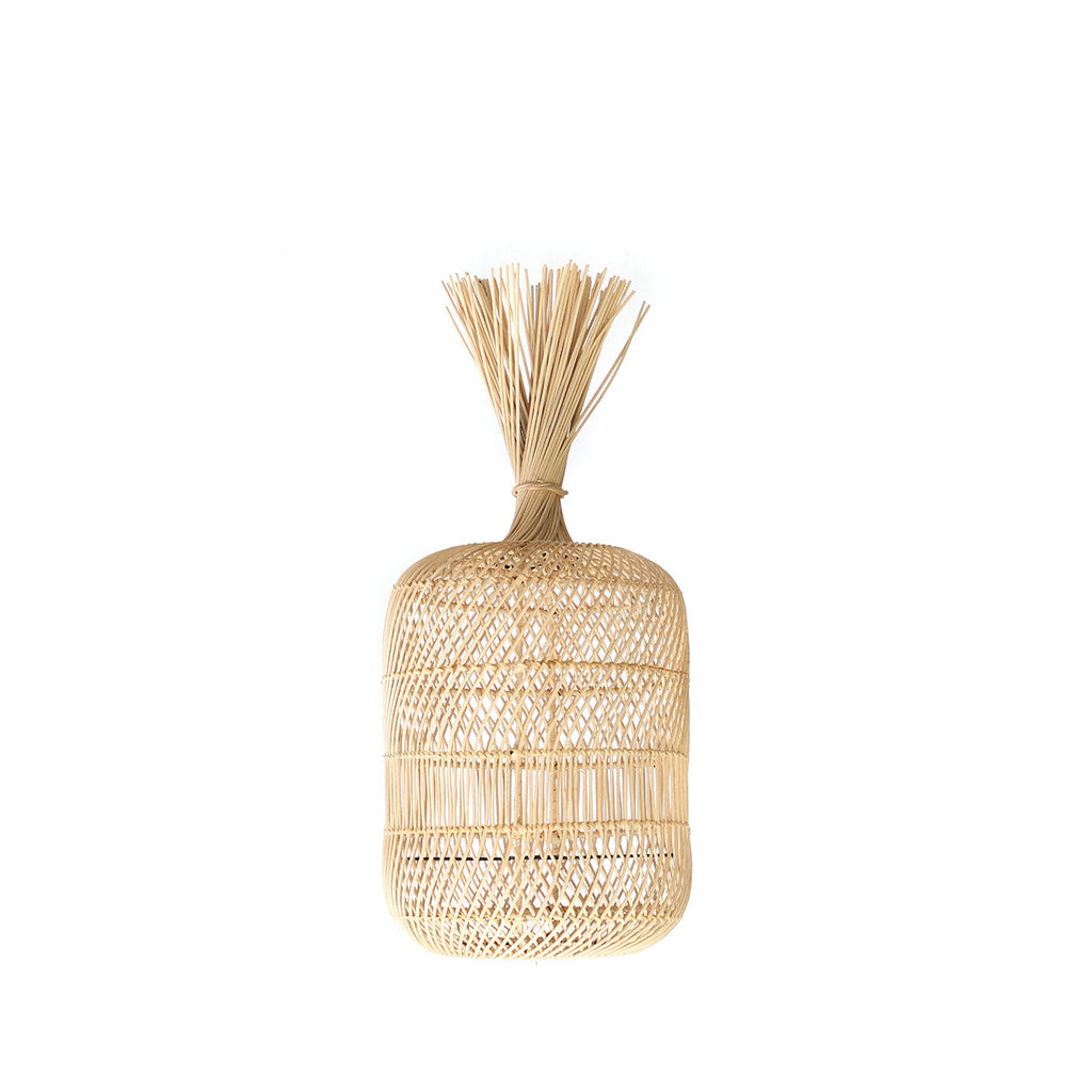 Abat-jour Dumpling en rotin naturel 50 cm
