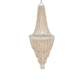 Abat-jour de lustre Ocean Tower en coquillages naturels