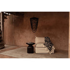 Abat-jour de lustre Wooden Bead en perles de bois noir, vue 4