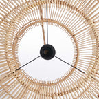 Abat-jour de suspension Arun en rotin naturel 55 cm, vue 4