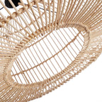 Abat-jour de suspension Arun en rotin naturel 55 cm, vue 5