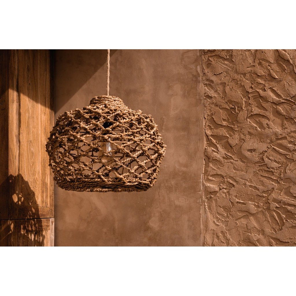 Abat-jour de suspension Banara en feuille de bananier 35 cm, vue 3