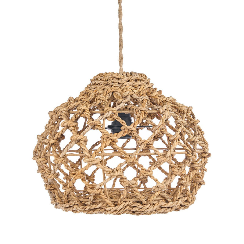Dimensions Abat-jour de suspension Banara en feuille de bananier 35 cm