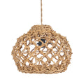 Abat-jour de suspension Banara en feuille de bananier 35 cm