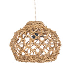 Abat-jour de suspension Banara en feuille de bananier 35 cm