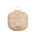 Abat-jour de suspension Batu Bolong en rotin naturel 58 cm