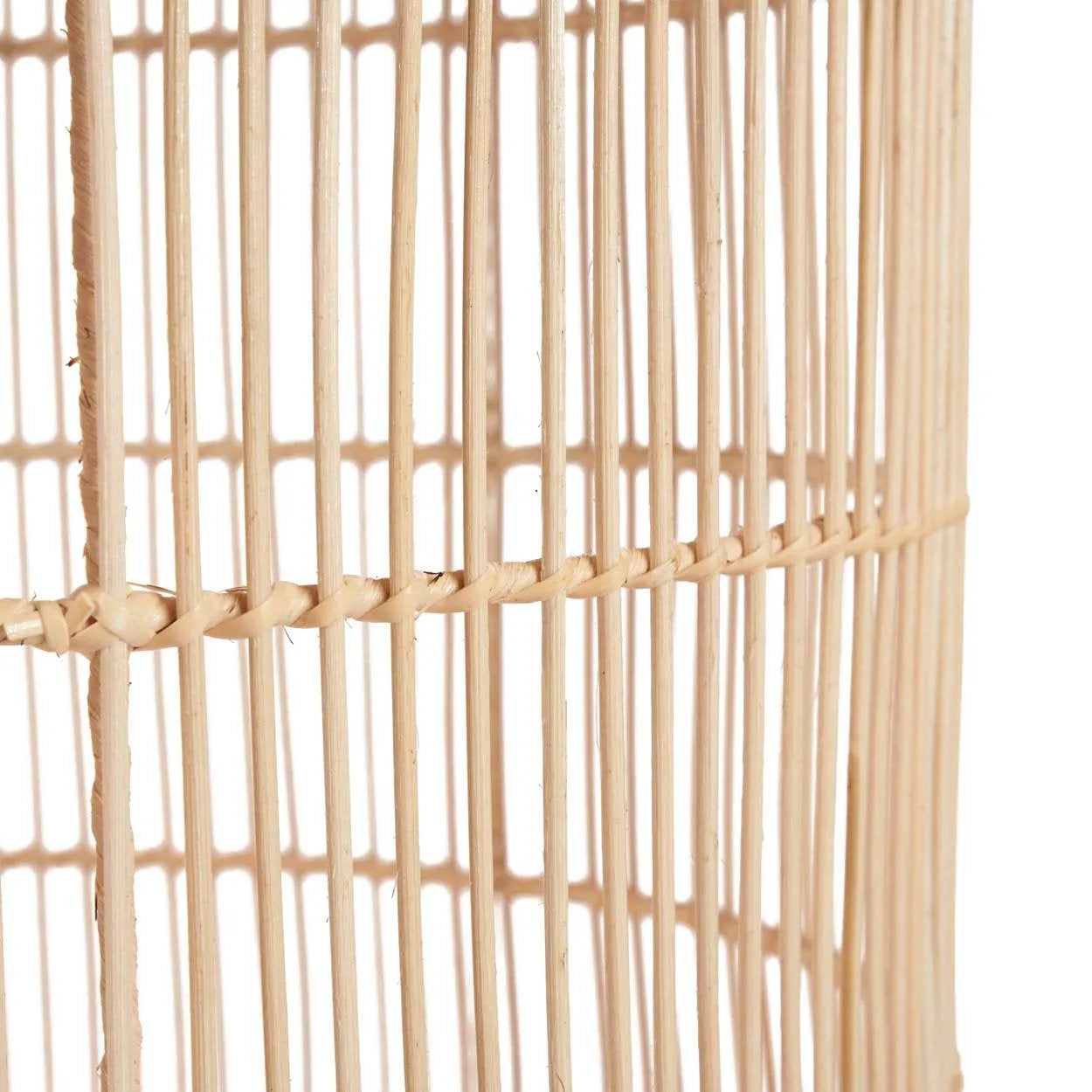 Abat-jour de suspension Bozelo en rotin naturel 60 cm, vue 5