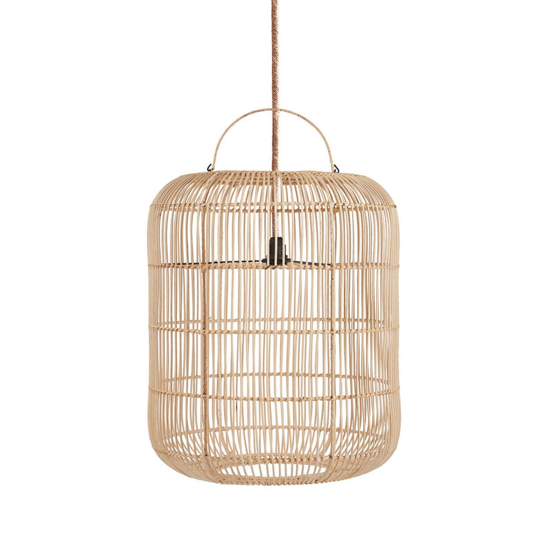 Dimensions Abat-jour de suspension Bozelo en rotin naturel 60 cm