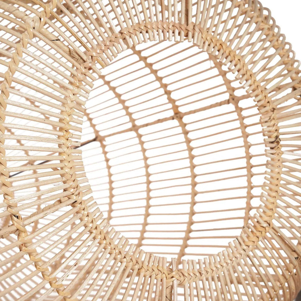 Abat-jour de suspension Bozelo en rotin naturel 80 cm, vue 6