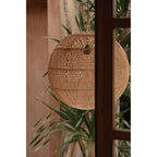 Abat-jour de suspension Bubble en rotin naturel 50 cm, vue 5