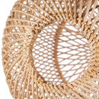 Abat-jour de suspension Bubble en rotin naturel 50 cm, vue 8