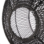 Abat-jour de suspension Bubble en rotin noir 50 cm, vue 6