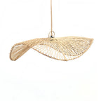 Abat-jour de suspension Chapeau en rotin naturel 75 cm, vue 6