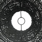Abat-jour de suspension Cloud en rotin noir 60 cm, vue 7
