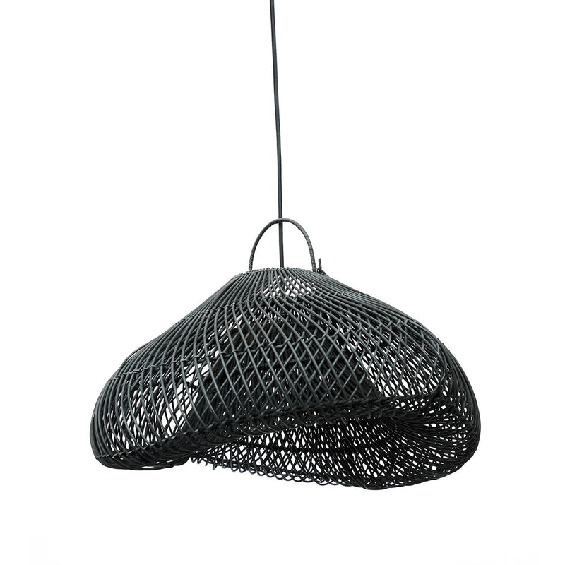 Dimensions Hanglampenkap Cloud in zwart rotan 60 cm