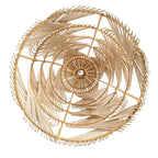 Abat-jour de suspension Garaffa en rotin naturel 70 cm, vue 6