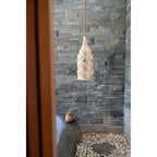 Abat-jour de suspension Garaffa en rotin naturel 70 cm, vue 7