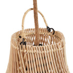 Abat-jour de suspension Piccolo en rotin naturel 20 cm, vue 4