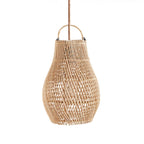 Abat-jour de suspension Piccolo en rotin naturel 20 cm