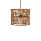 Abat-jour de suspension Takuhanki en feuille de bananier 30 cm