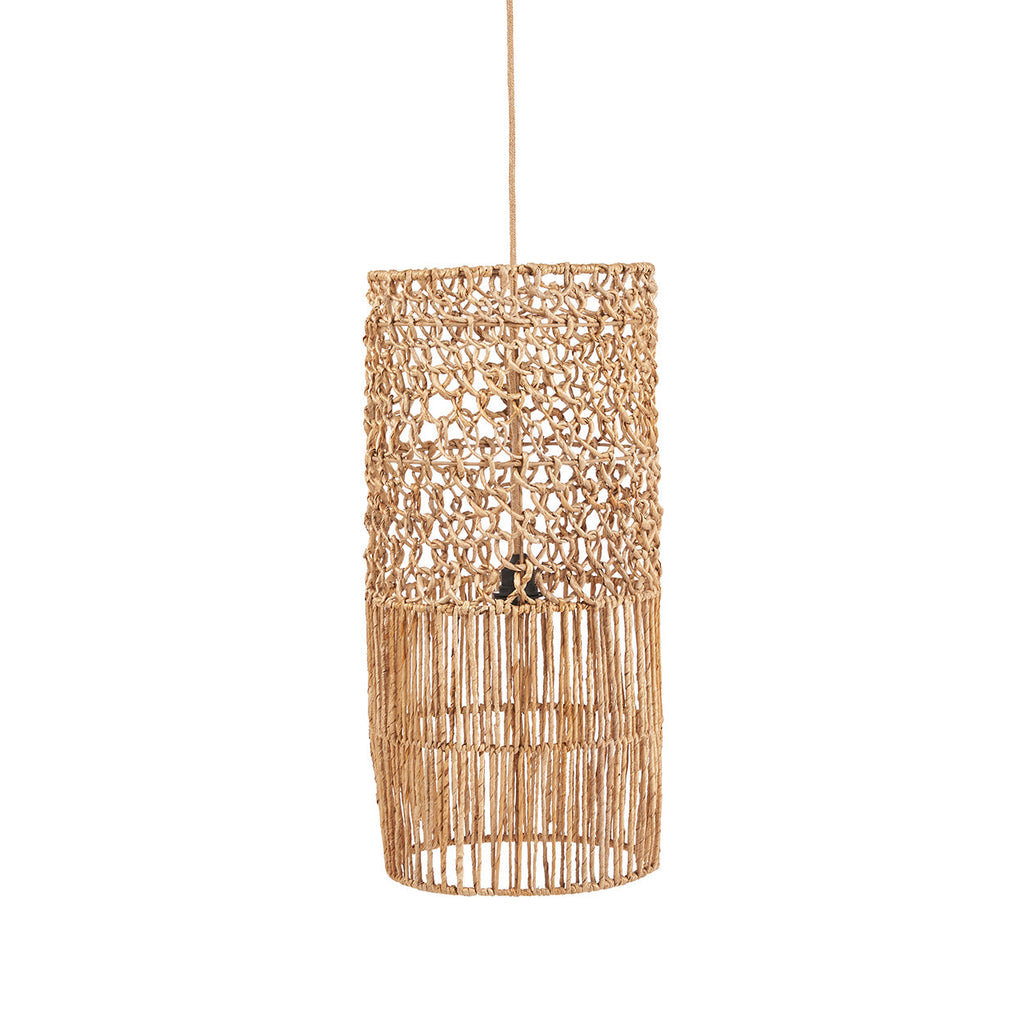 Abat-jour de suspension Takuhanki en feuille de bananier 32 cm