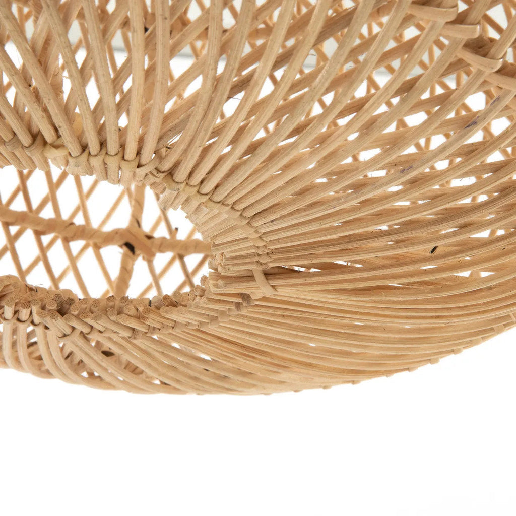 Abat-jour de suspension Wholly en rotin naturel 40 cm, vue 7