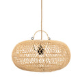 Abat-jour de suspension Wholly en rotin naturel 40 cm