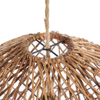 Abat-jour de suspension Xiomara en feuille de bananier 20 cm, vue 4