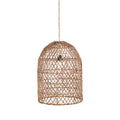 Abat-jour de suspension Xiomara en feuille de bananier 20 cm