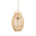 Abat-jour de suspension Zuri en rotin naturel 25 cm