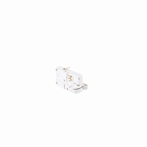 Adaptateur pour suspension sur rail triphasé blanc