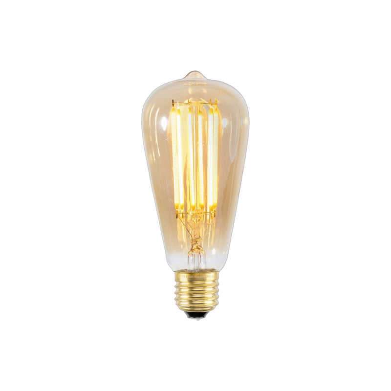 Dimensions Ampoule LED E27 filament allongée 64 mm variateur