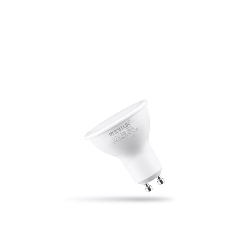 Dimensions Ampoule LED GU10 blanc chaud 3000K 7W 510lm
