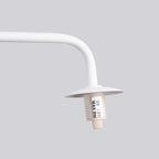 Applique Astral 1 boule opale acier blanche G9, gros plan