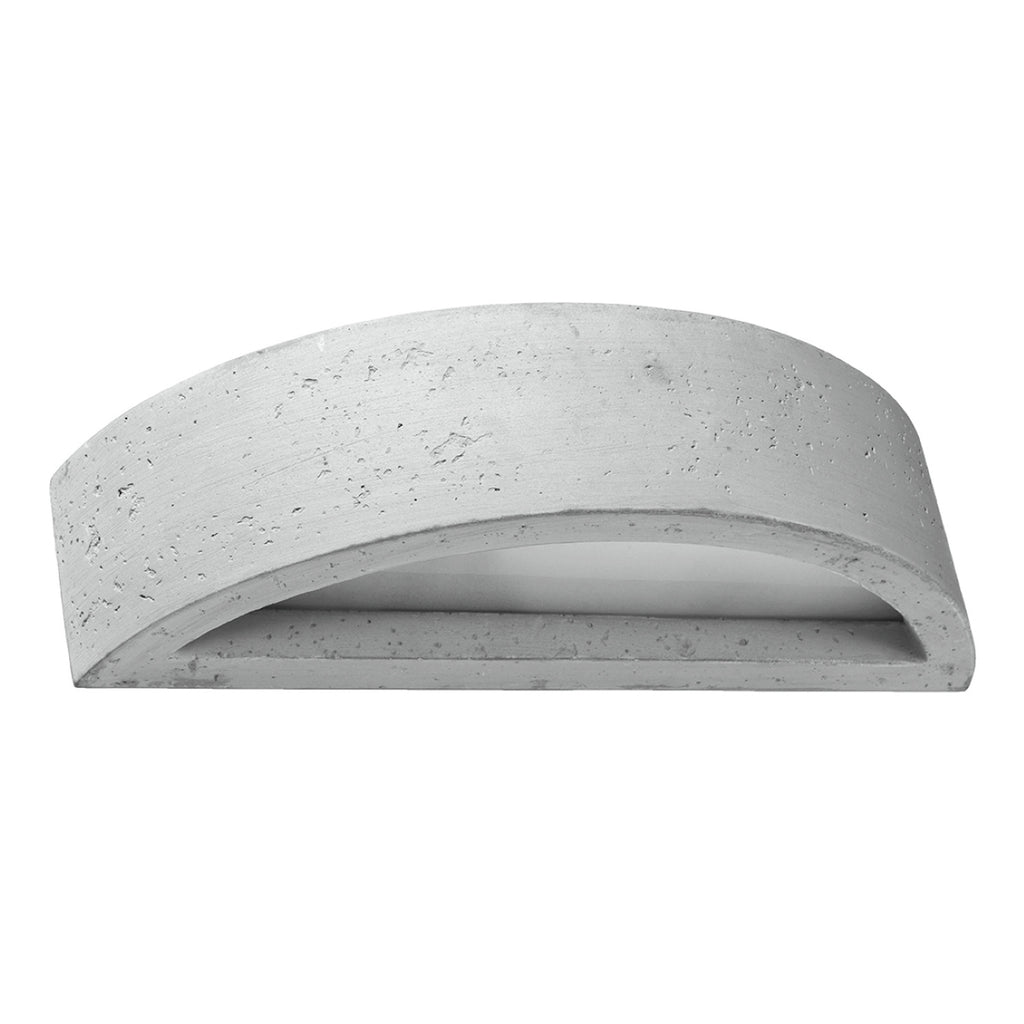 Applique Atena béton, arc de béton brut